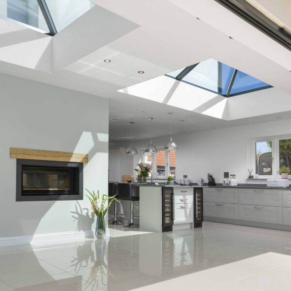 Roof lantern in kitchen area