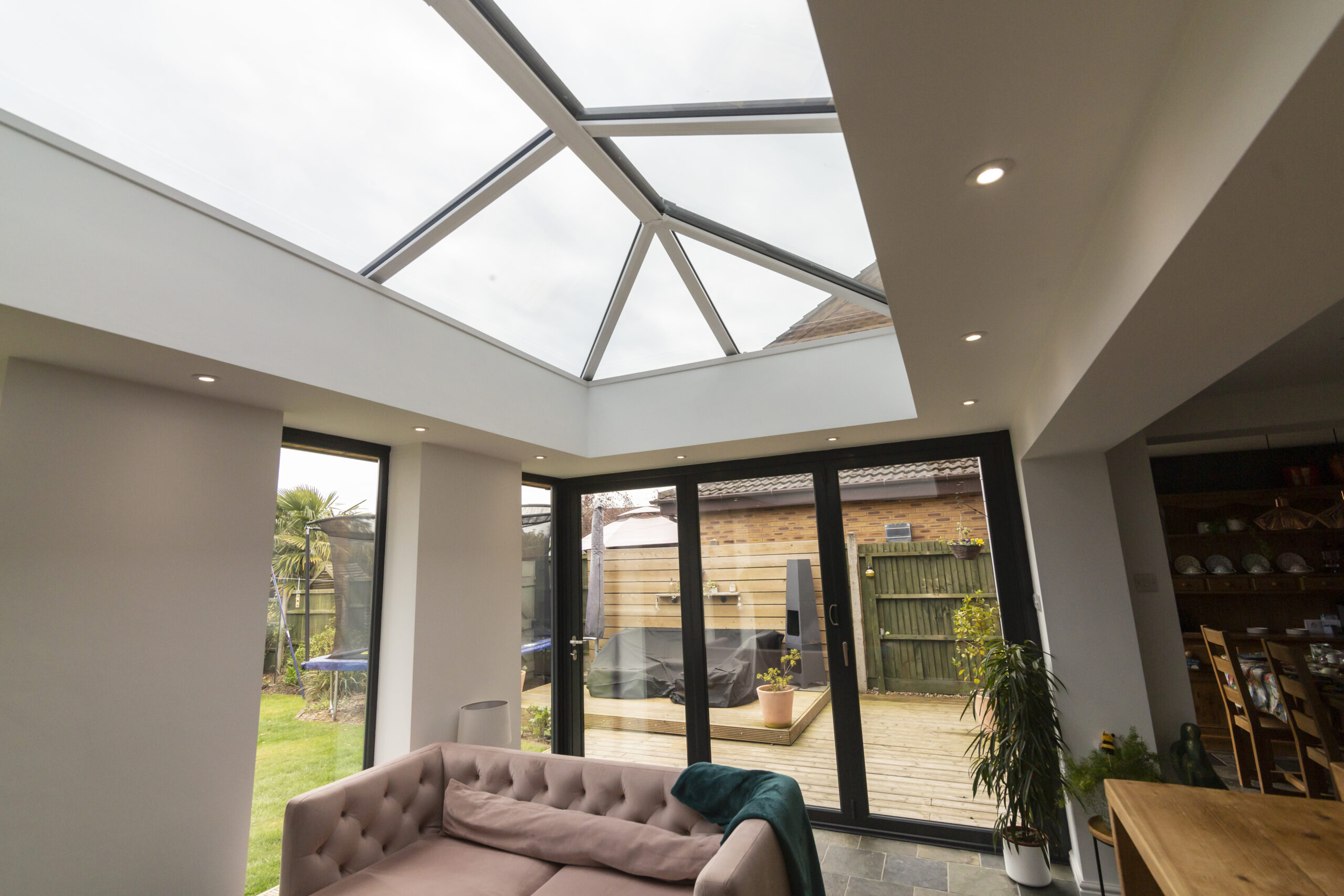 Where is the best place to put a roof lantern?